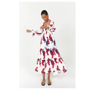 The Lulo Project Zanzibar Print Maxi Dress